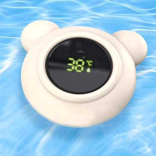 Baby bath thermometer with led - with,