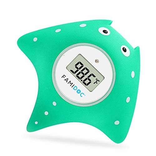 Baby bath thermometer lcd blue - bath,