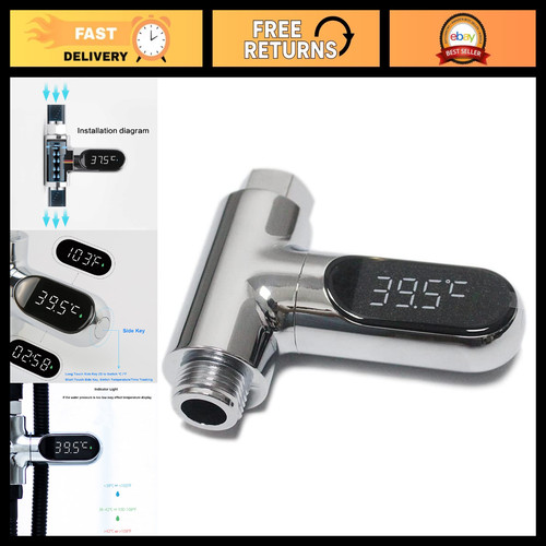 Digital shower thermometer - shower,